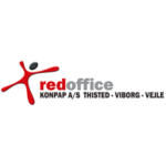 Red office logo and link